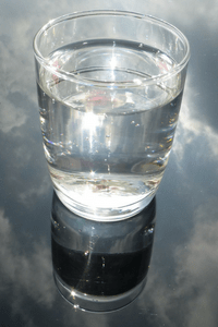 Glass of water